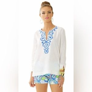 Lilly Pulitzer Amelia Island linen tunic